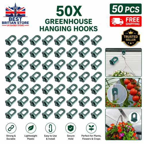 50x plastic greenhouse hanging - 50x,