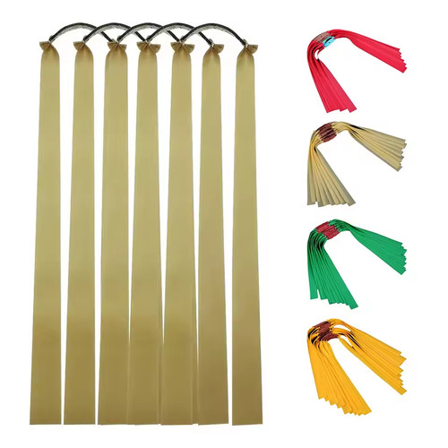 Flat rubber bands slingshot - rubber,