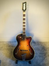 Martin Graubner Migma Archtop – 1950s German Vintage Parlor Jazz Guitar – Rare