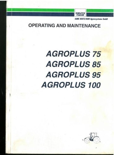 Deutz fahr tractor agroplus - fahr,