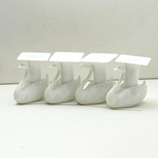 Set of 4 Swan Cake Pillars