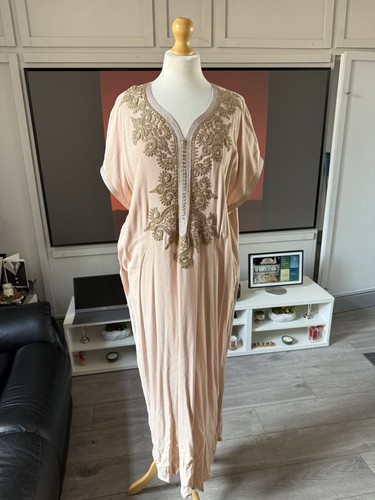 Pink moroccan kaftan - kaftan, 58