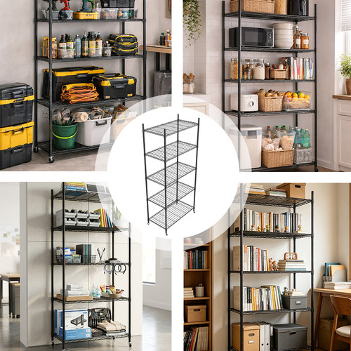 Wire shelving rack - wire, tier