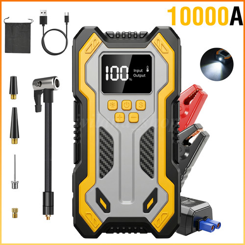 10000a car jump starter - jump, with