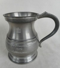 VINTAGE 1979 LAUDERDALE PLOUGHING MATCH WINNER -FINE PEWTER TANKARD GOOD PRESENT