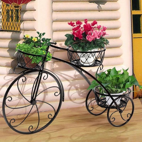 Tricycle planter chic metal - chic,