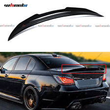 Rear High Kick Ducktail PSM Spoiler Boot Wing Gloss Black For BMW 5 Series E60