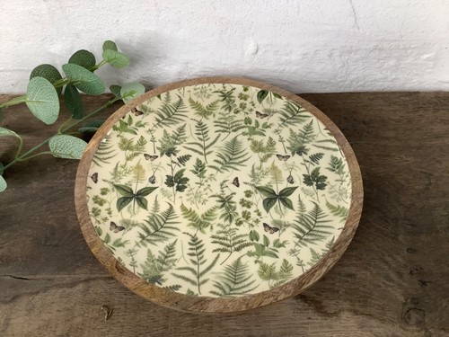 Wooden serving plate - serving,