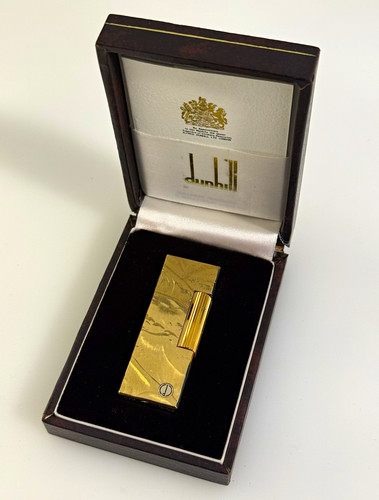 Vintage dunhill rollagas - vintage, gold