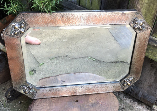 Mirror antique edwardian - mirror,