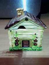 Vintage Japanese Marutomo Ware Cottage Preserve / Condiment / Honey Pot Japan