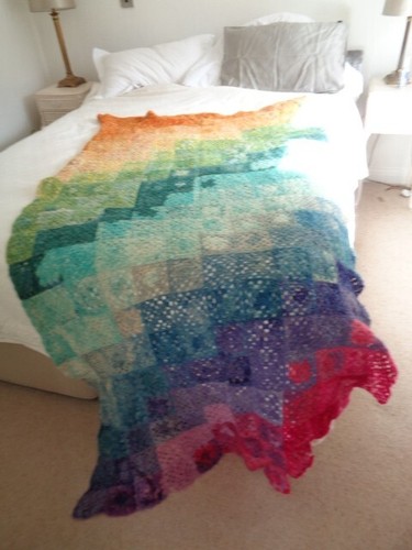 Rainbow vintage hand made - rainbow,