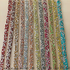 Rhinestone Wedding Cake Card Sparkly Trim Costume Craft DIY Diamante Wrap Ribbon