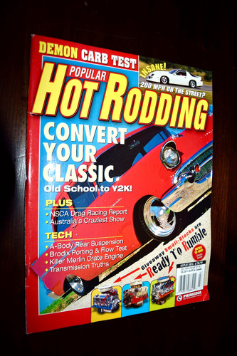 Popular hot rodding magazine - hot,
