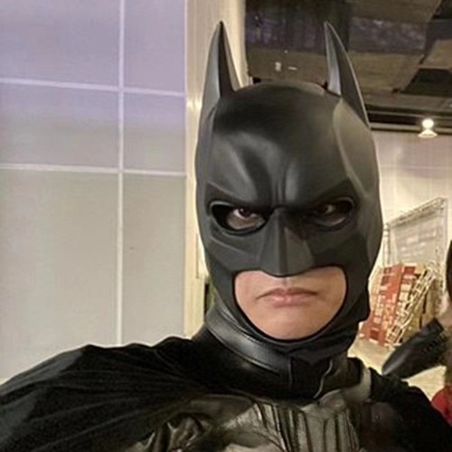 Men bat mask latex halloween - bat,