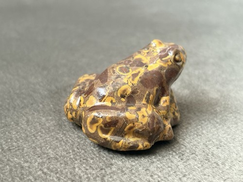 Natural fruit jasper - jasper, frog