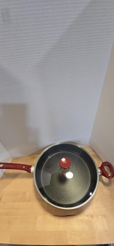 Fal red nonstick saute pan - saute,