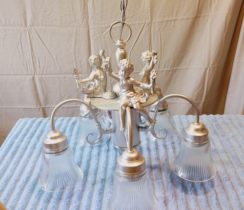 Cherub chandelier - cherub,