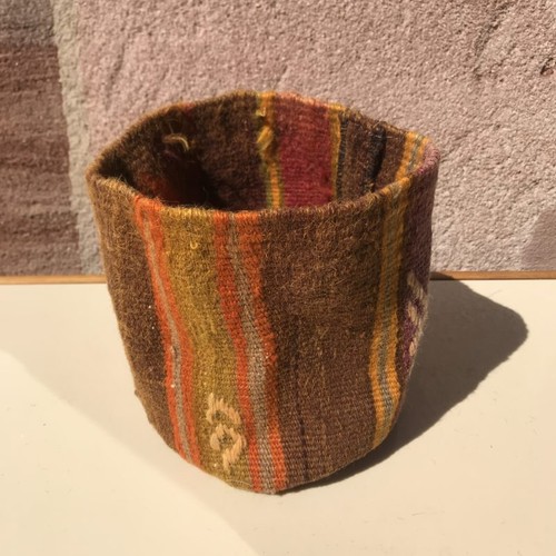 Kilim flower pot hand - kilim, (small)
