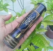 6'' Inch Hand Carved Brass Kaleidoscope Antique Kaleidoscope Best Gift For Kids