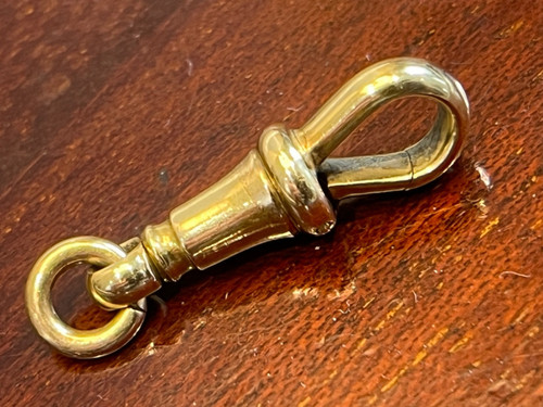 Antique 15ct gold dog clip