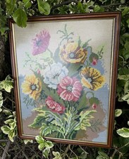 Vintage Aged Needlepoint