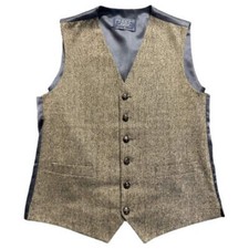Brown Donegal Tartan Waistcoat