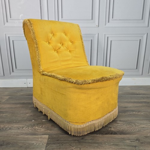 Vintage mustard bedroom - bedroom, chair