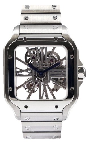 Cartier santos skeleton - cartier,