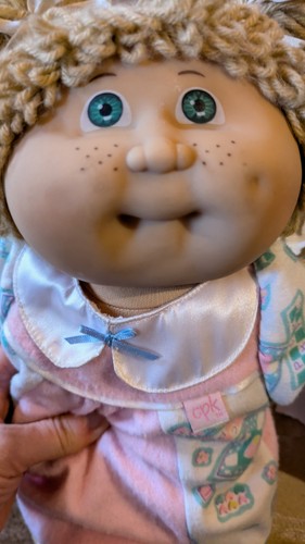 Signed cabbage patch - patch, doll