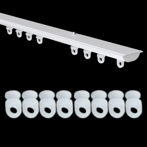 Discreet white plastic window - discreet,