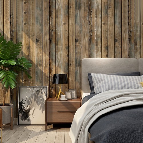 Rustic brown wood panel - wood,