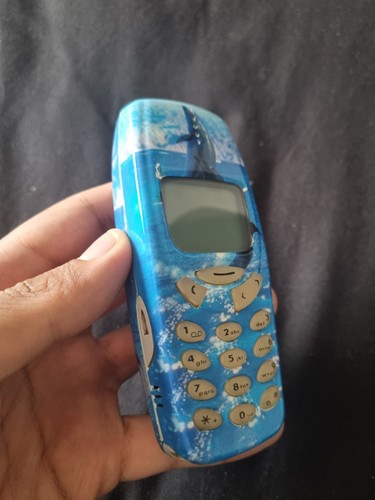 Nokia 3310 mobile phone blue - nokia,