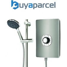 Triton Aspirante 8.5KW Gun Metal Electric Shower - Includes Head + Riser