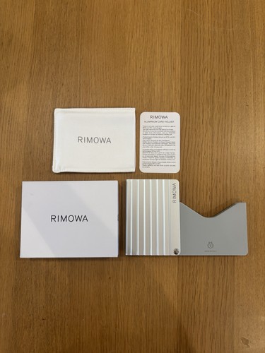 Rimowa silver aluminum card - rimowa,