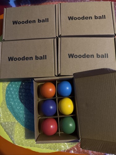 Boxes wooden rainbow - 5,