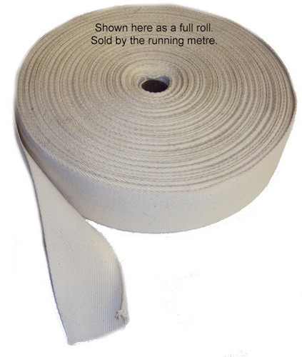 Cotton herringbone webbing