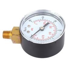 Vacuum Gauge -1-0Bar -30-0inHg