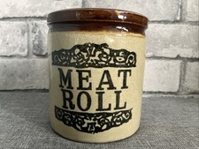 Moira Meat Roll Farmhouse Stoneware Vintage Pot - Made In England