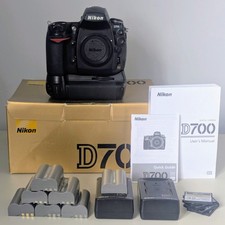 Nikon D700 DSLR (45k Shutter Count) with grip, 7 batteries, 5 CF cards & more!