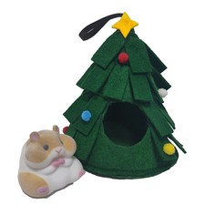 Syrian Hamster House for Winter Warm Hideout Hammock for Squirrel Swing Bed