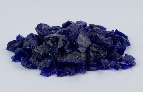 Cobalt blue glass natural - glass,
