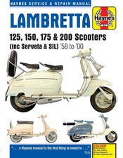 Lambretta Scooters (58 - 00): 125, 150, 175 & 200 Scooters (inc Servita & SIL) b