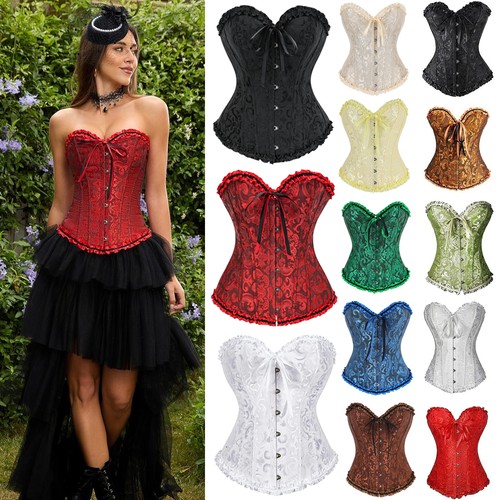 Women corset top lace up - lace,