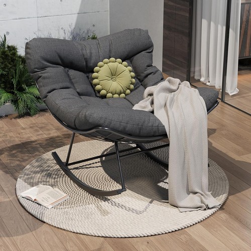 Oversized papasan rocking - oversized,