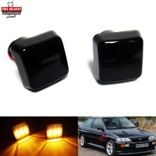 2x Black Side Indicator LED