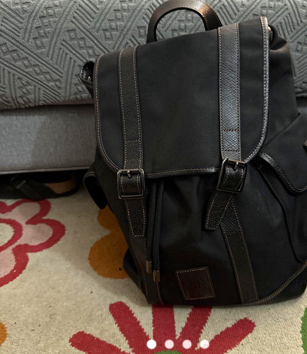 Longchamp black canvas classic - black,
