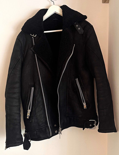 Allsaints black leather - allsaints,