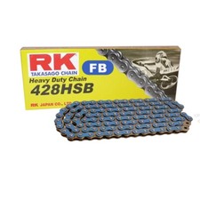 Motorcycle Chain in Blue RK