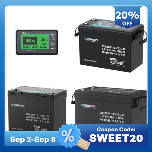 Renogy 100 200 300ah - renogy, 100/200/300ah